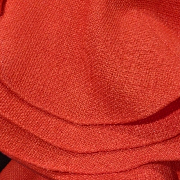 Trendy Linen Orange Badgley Mischka dress - Picture 6 of 10